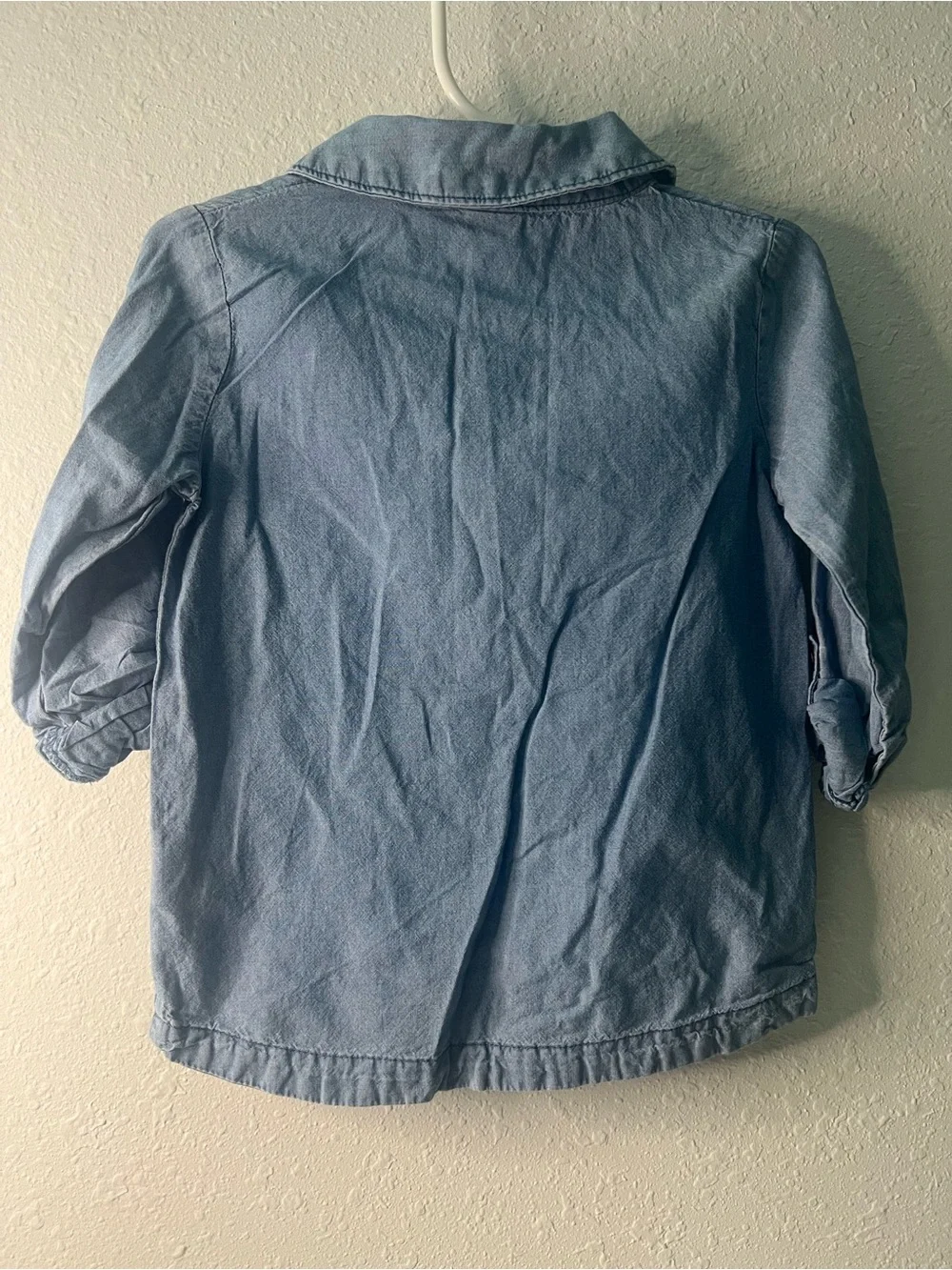 Girls 3T Carter’s Denim Half Button-Up Shirt